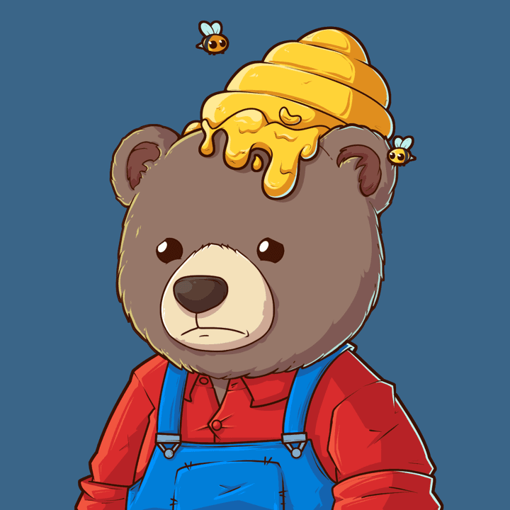 Fuzzies HQ bear — Beekeeper