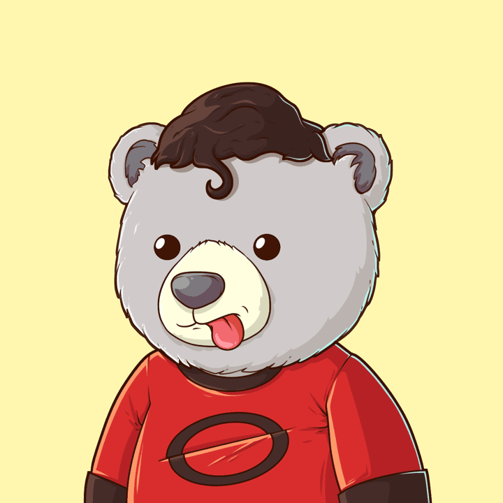 Fuzzies HQ bear — Mullet