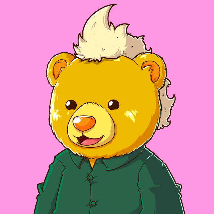 Fuzzies HQ bear — Goldie
